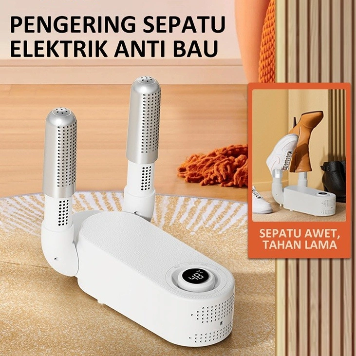 IDEELAB Pengering Sepatu Elektrik Shoe Dryer 200W 220V Penghilang Bau Sepatu Pria Wanita Alat Pengering sepatu elektrik Enghilang bau instan