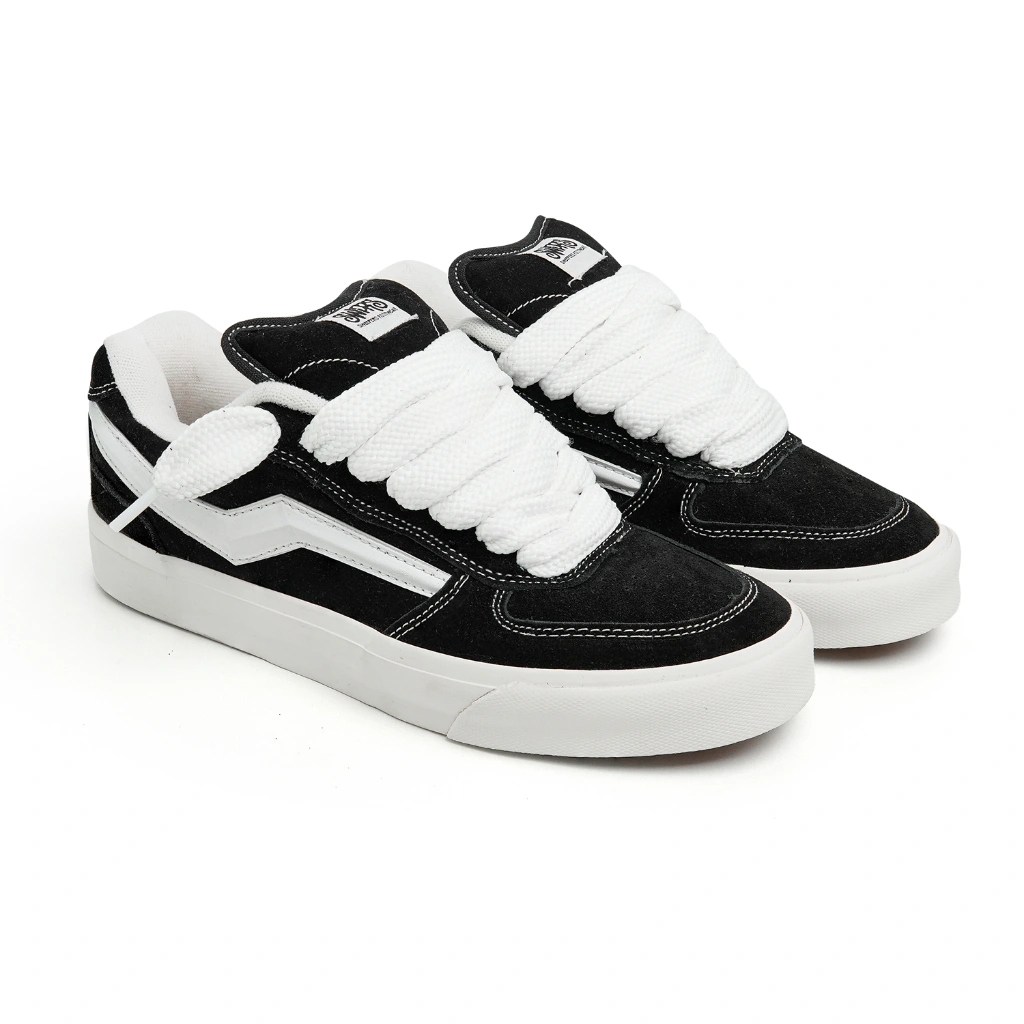 Sweepers - Flamingo Black White Sepatu Sneakers Casual Sekolah Pria Wanita