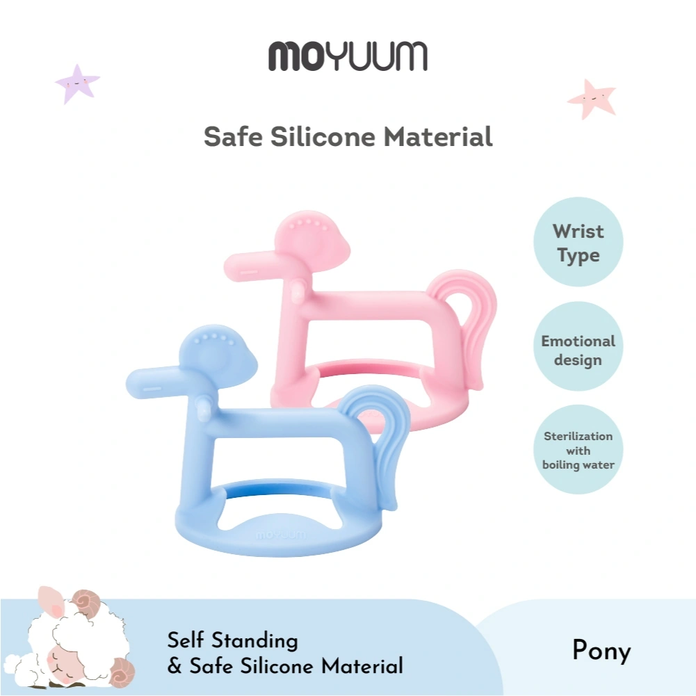 Moyuum Pony Teether - Gigitan Bayi 3 Bulan+
