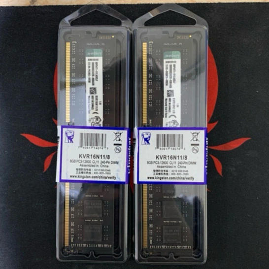 MEMORY RAM PC KINGSTON DDR3 8gb 12800/1600MHz longdimm