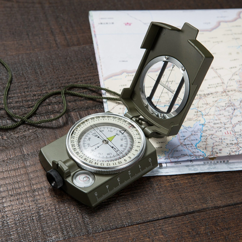 Kompas Bidik Lensatik Akurat Survival Luar Ruangan Kompas Compass Lensatic Bidik BESI