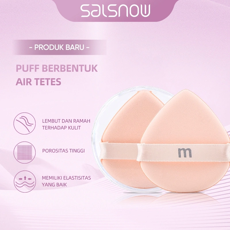 Freebie SALESNOW Makeup Dua Sisi yang Dapat Digunakan Puff Spons Bulat Air Cushion Aplikasi Riasan Cepat Tahan Lama dan Tidak Terdistorsi Tekstur Lembut dan Lembut Elastisitas Nyaman Elastisitas yang Baik