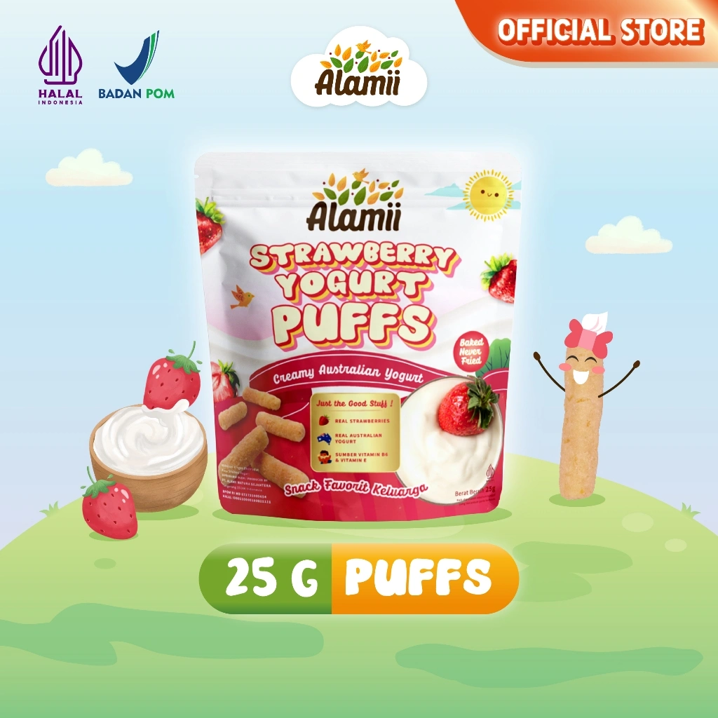 Alamii Puffs - Strawberry Yogurt 25g