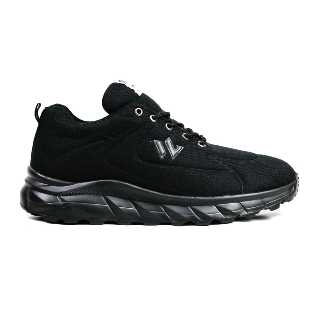 Working Sneakers For You Sepatu VEXO Sneaker Hitam Polos Pria Wanita Size 36-43