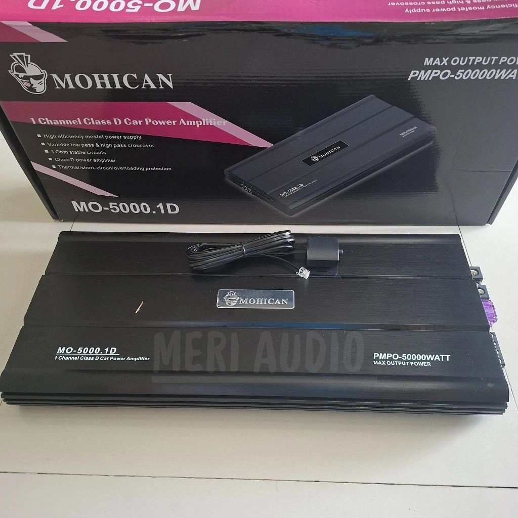 POWER MONOBLOK 5000 WATT MURNI MOHICAN MO 5000.1D AMPLIFIER MOHICAN MO 5000.1D
