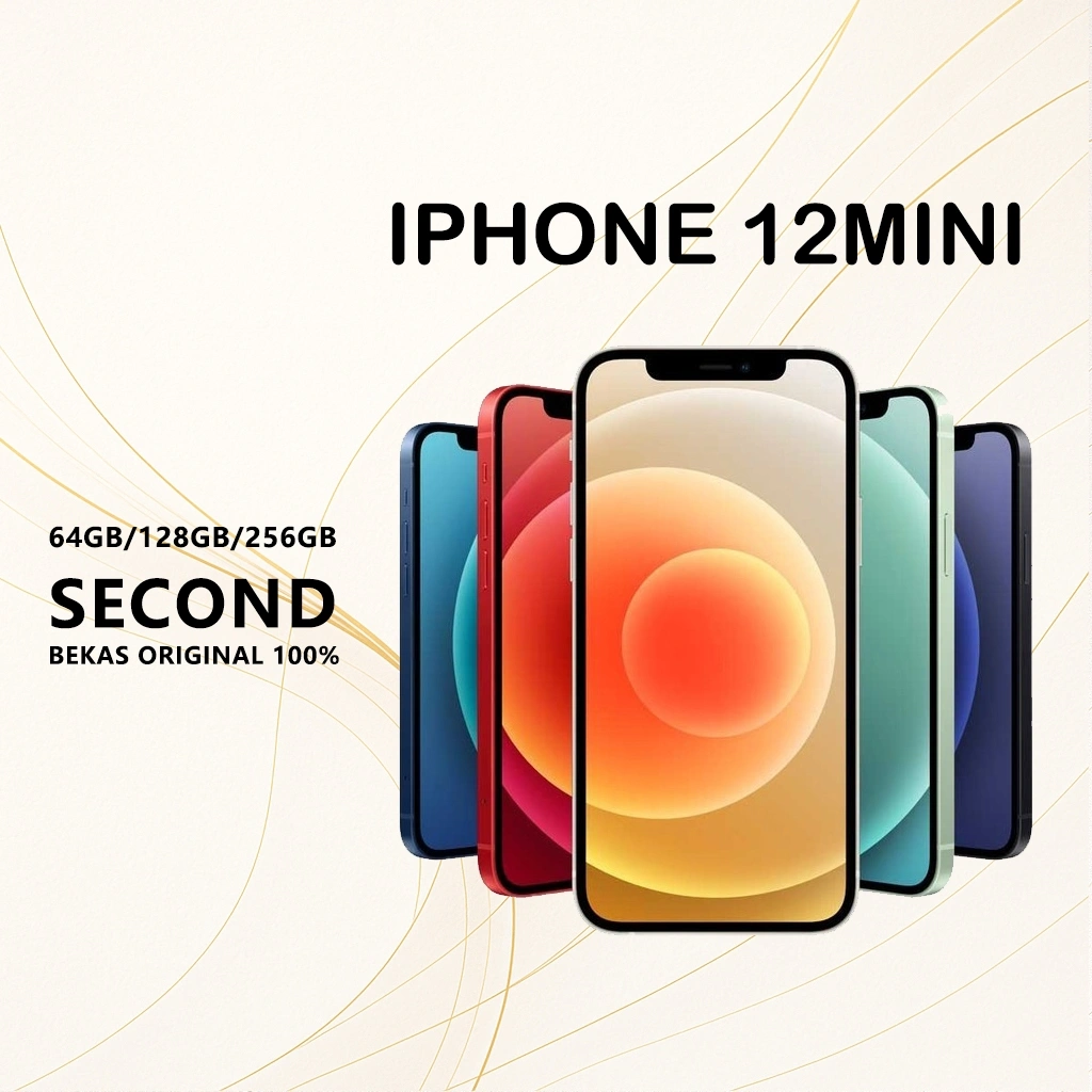 iPhone 12Mini 64GB/128GB/256GB Second Original 100% Mulus Fullset--Grosir bisa didiskon