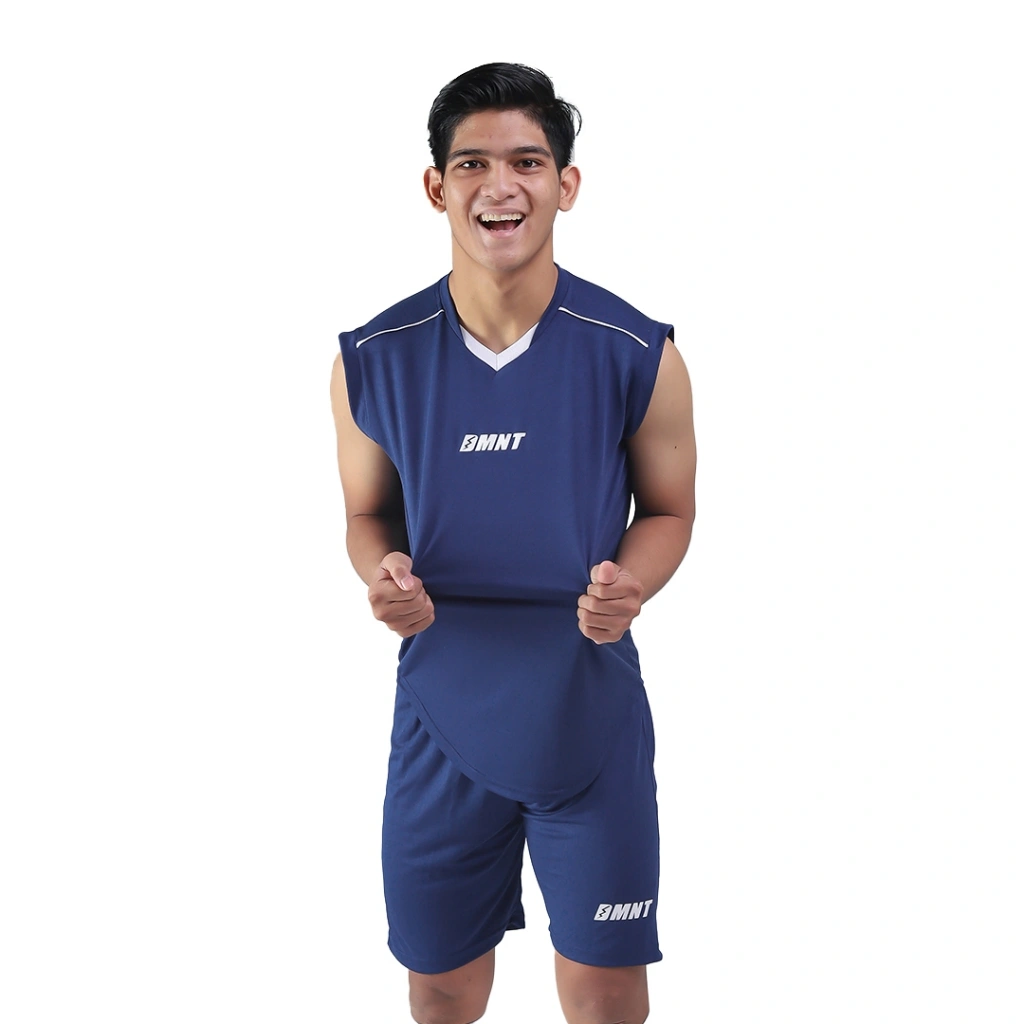 DMNT Jersey Setelan Teamwear Sleeveless Futsal Sepakbola Dixie Navy (Belum Termasuk Nama & Nomor Punggung)