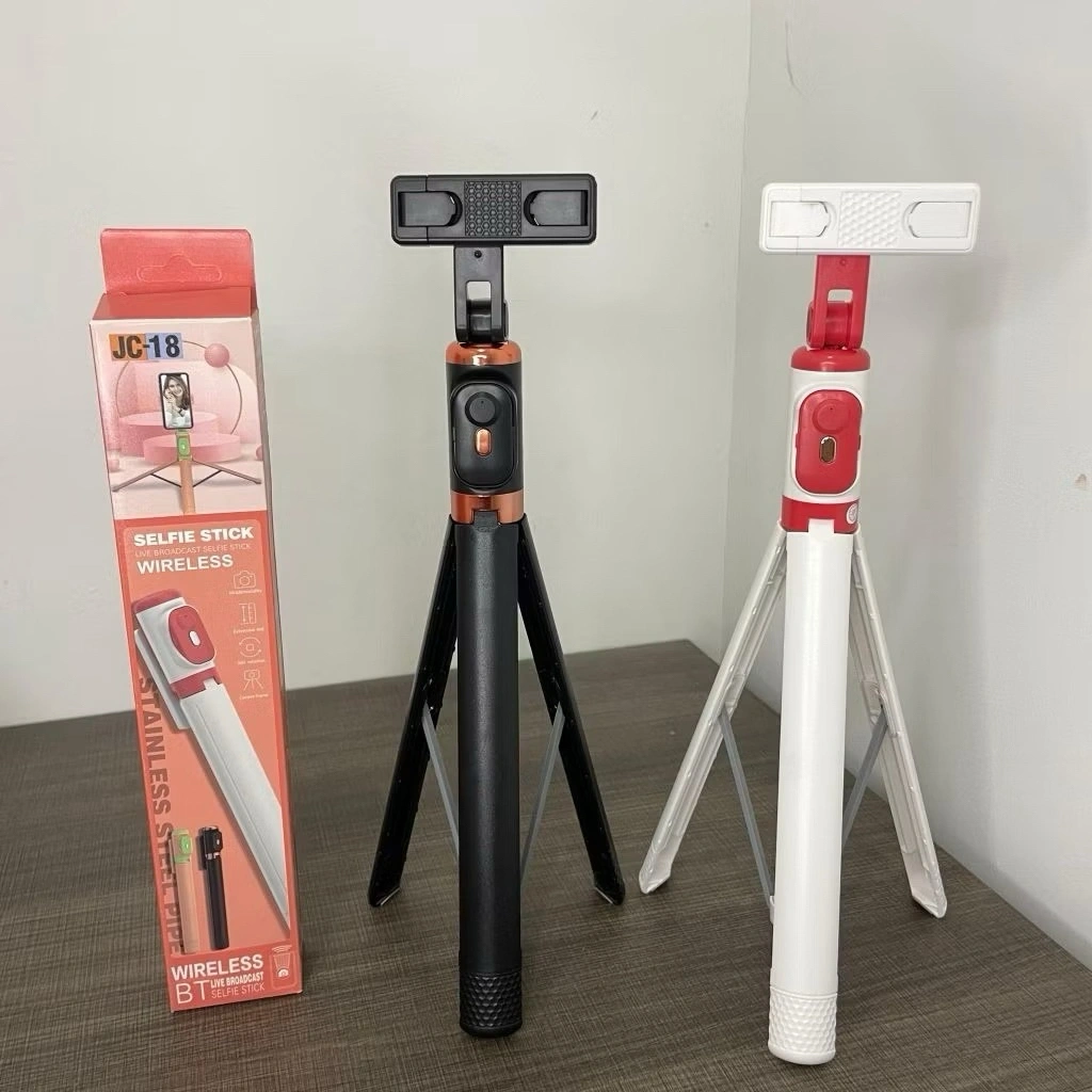 Tripod wireless Bluetooth selfie premium 170cm jc-18 streaming vlog live original