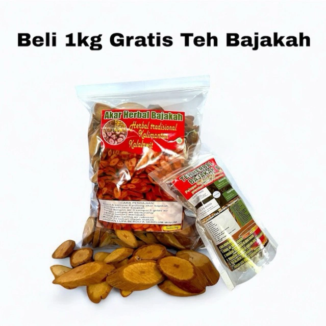 Akar kayu bajakah kalalawit merah 1kg asli kalimantan original