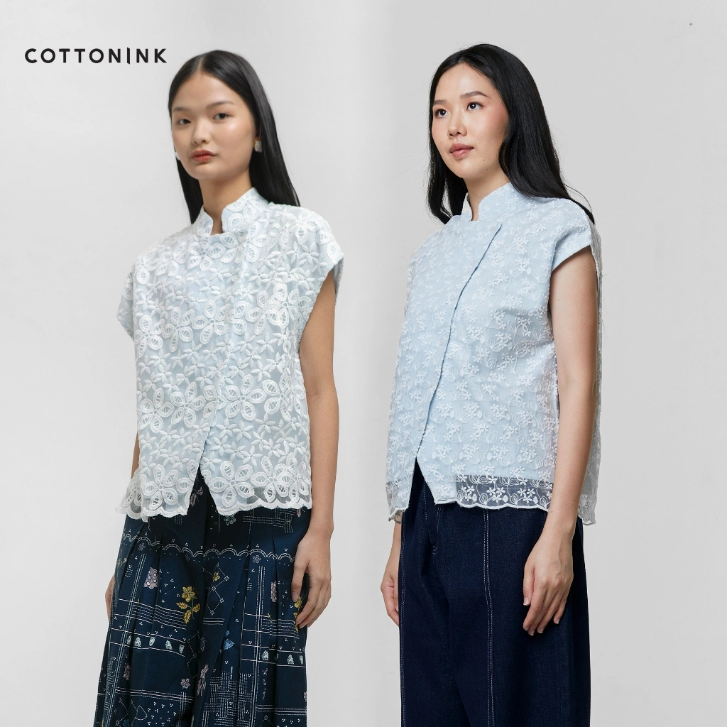 COTTONINK - Atasan Kemeja Wanita Betari #ArchipelagoCollection #BestSelling