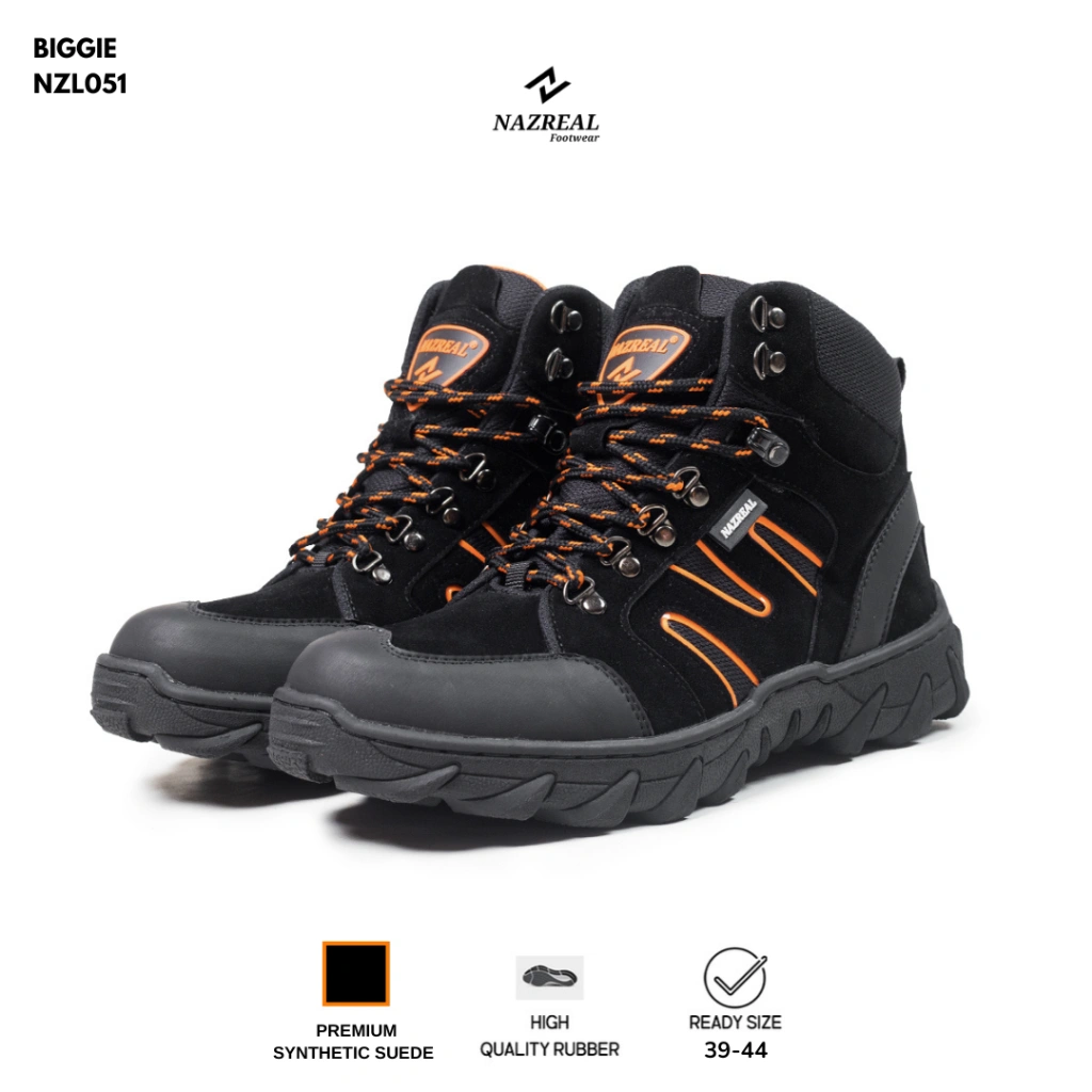 NAZREAL FOOTWEAR - Biggie High Sepatu Gunung Pria Sepatu Hiking Tinggi Outdoor shoes