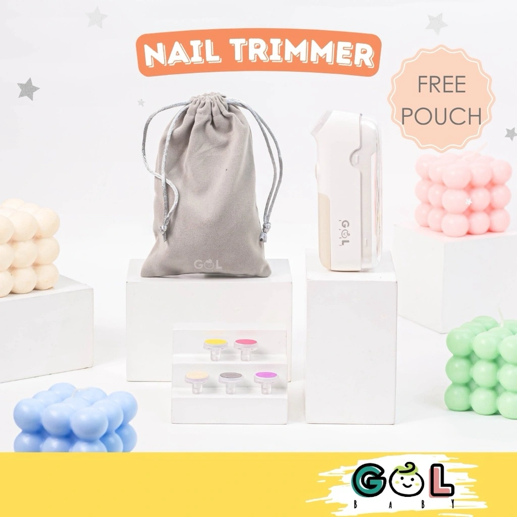 GOL Baby Gunting Kuku Bayi Elektrik Electric Baby Care Set Electric Nail Trimmer Anak Bayi Dewasa Elektrik Alat Perawatan Perlengkapan Peralatan Pemotong Kikir Kuku Anak Bayi Baru Lahir Grinding Manicure Pedicure Set Clippers Tool Grooming New Born Baby