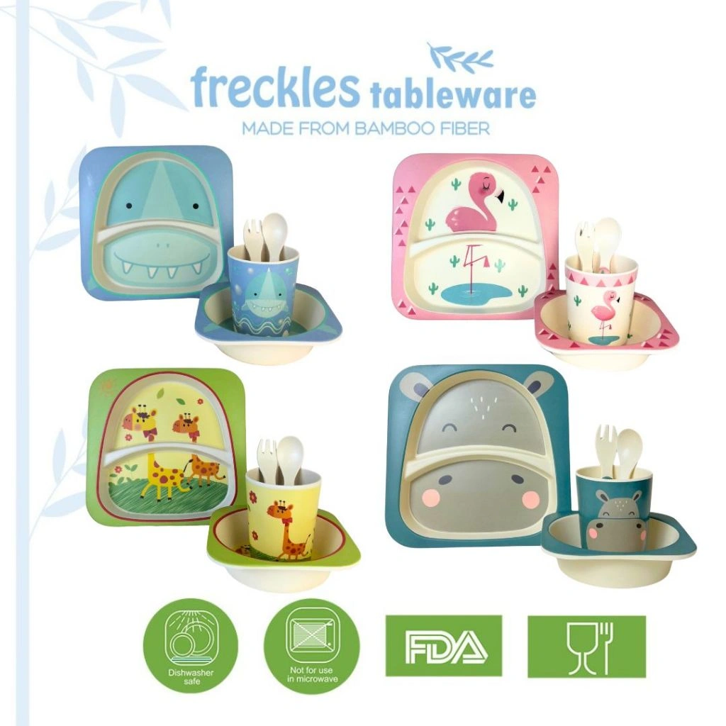 Freckles Feeding Set - Peralatan Makan Anak / Tempat Makan Anak / Wadah Tempat Makan / Kotak Makan