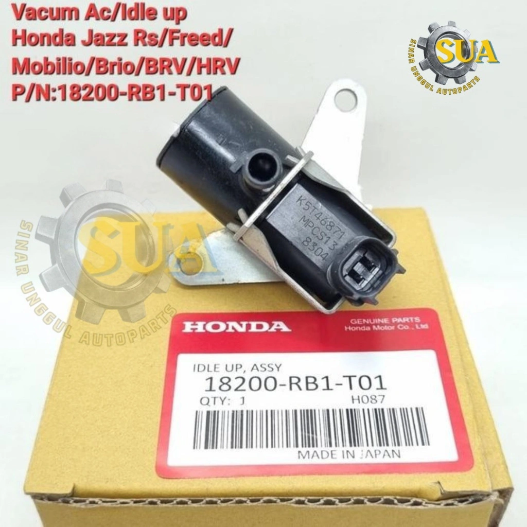 SENSOR IDLE UP SELENOID VACUM AC JAZZ RS FREED MOBILIO BRIO BRV HRV 18200-RB1-T01 HON GOOD QUALITY