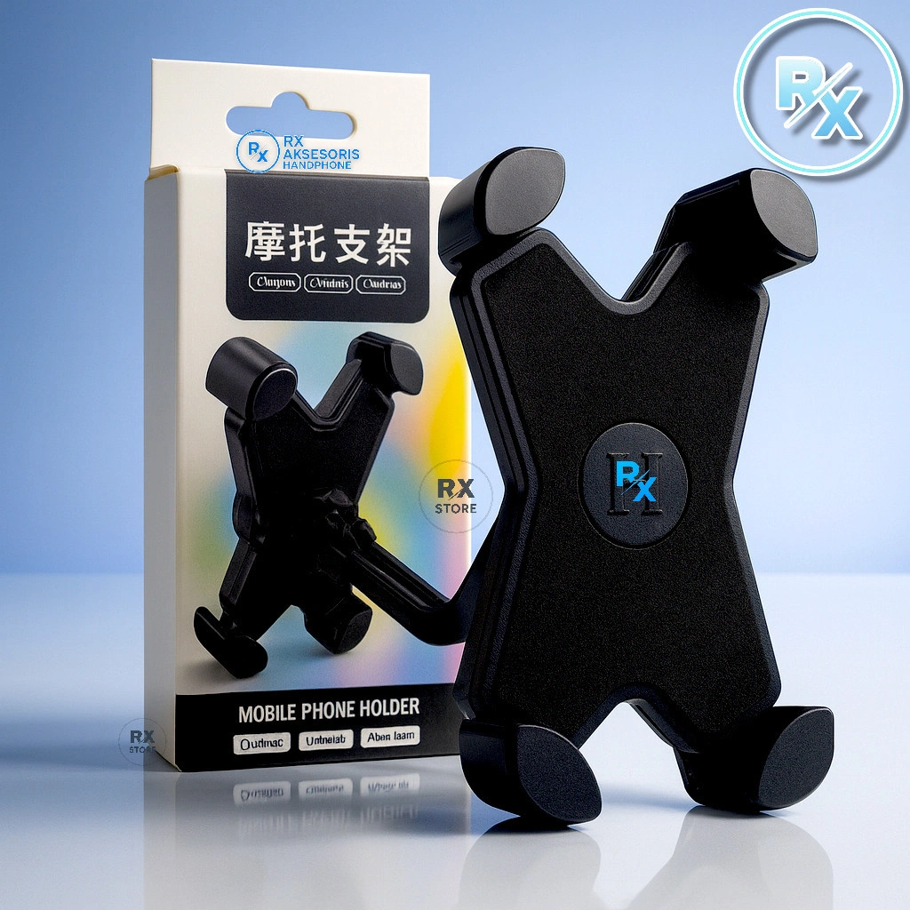 Holder Motor Spion K8 – Stand HP Bracket Universal Dudukan Handphone