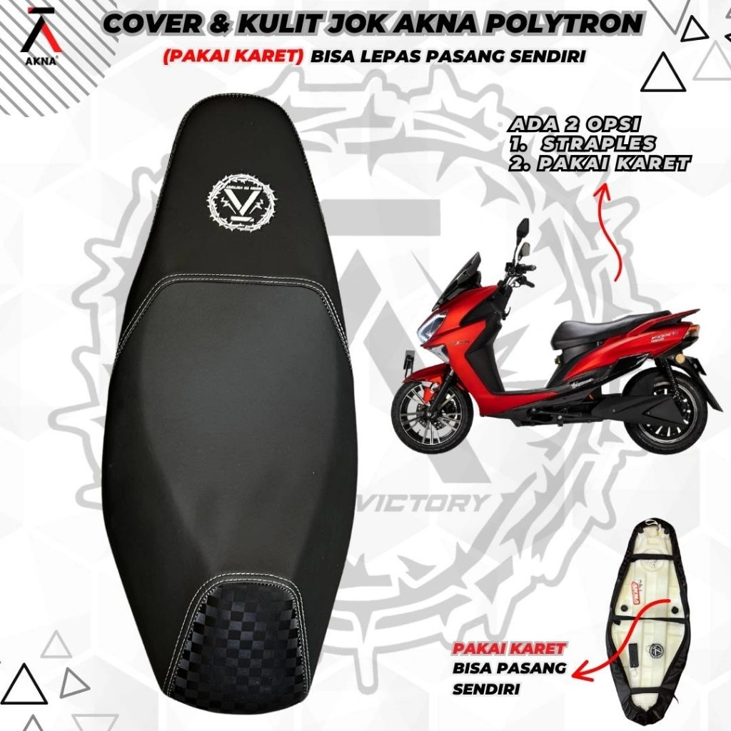 Cover Jok Motor Akna Polytron Fox R / Kulit Jok Motor Fox S
