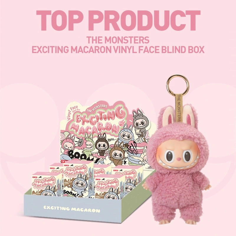 Labubu The Monsters Exciting Macaron Vinyl Face Blind Box Figure Toys