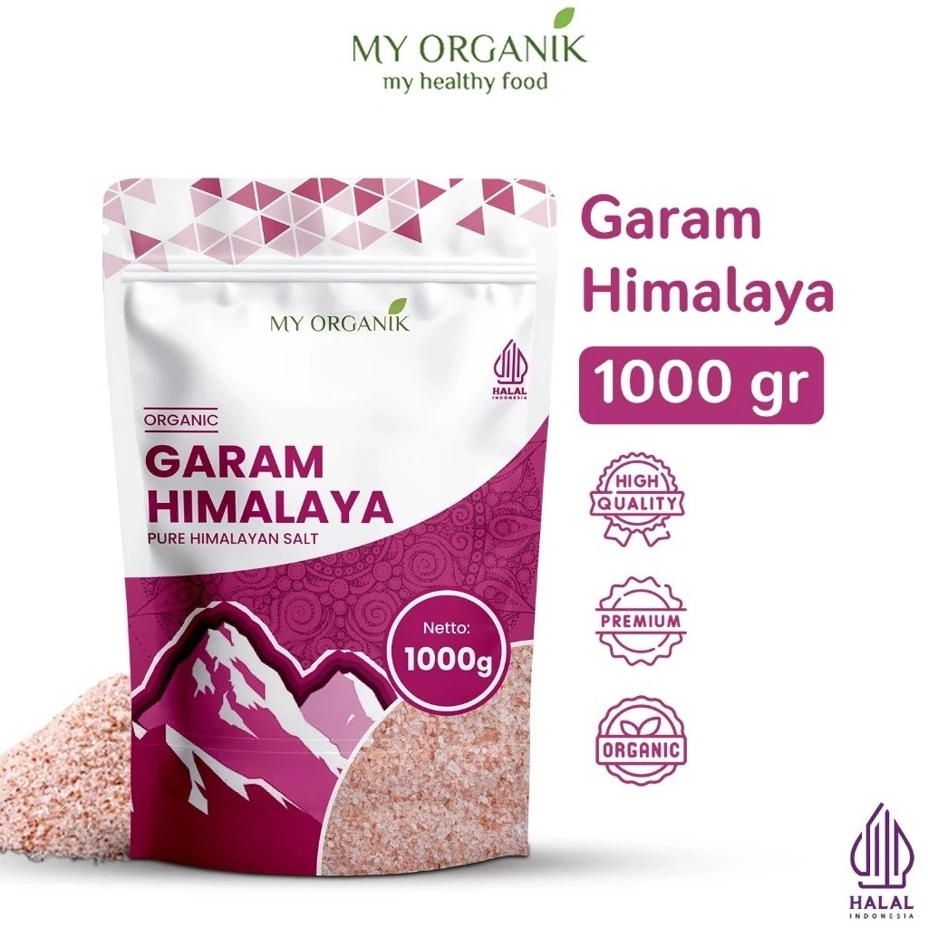 My Organik Garam Himalaya Original Kemasan Pouch