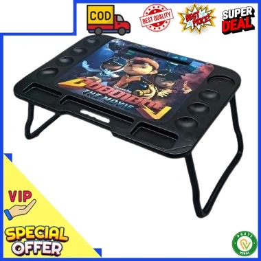 Meja Karakter Anak Lipat Mixue Spiderman Hello Kitty / Meja Belajar Lipat Anak Minimalis / Meja Lipat Portable Aesthetic