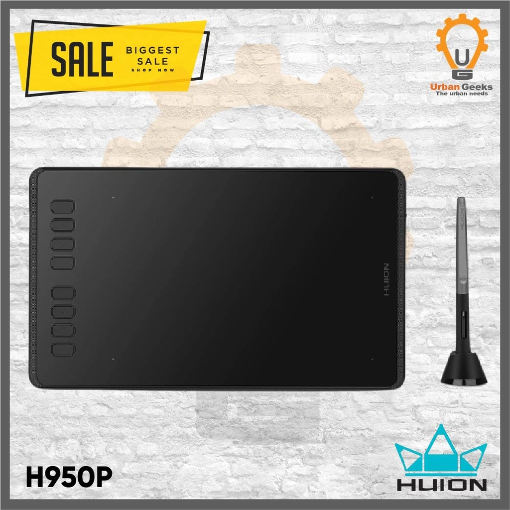 Huion H950P Inspiroy Digital Graphic Tablet Drawing Animasi