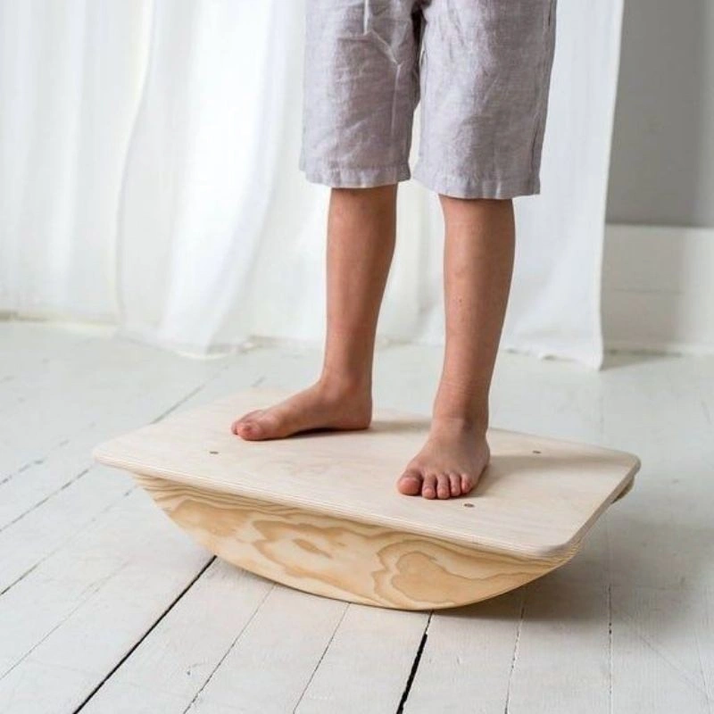Mainan Anak Kecil Kayu Jati Wooden toys balance board / Papan keseimbangan besar Melatih Keseimbangan Anak