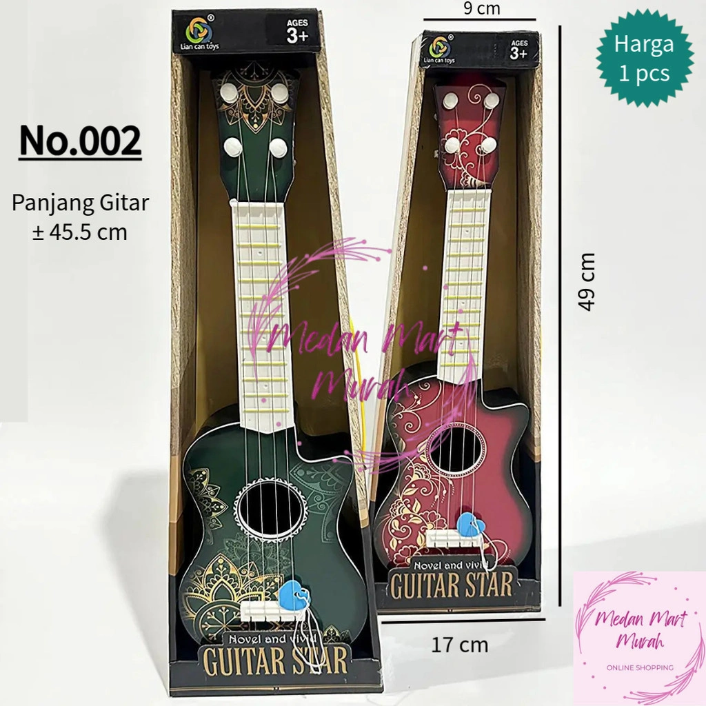 Medan Mart - Ukulele Anak Classical Ukulele For Children I Mainan Gitar 4 Senar 002