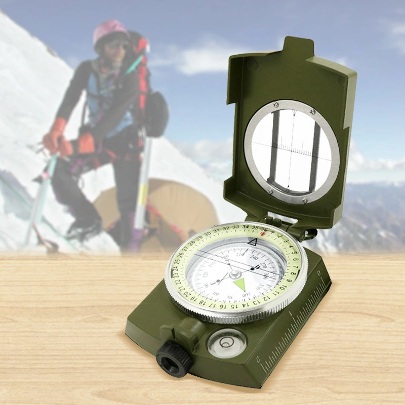 Kompas Bidik Prisma Compass Camping Pramuka Navigasi Darat Outdoor  Clinometer