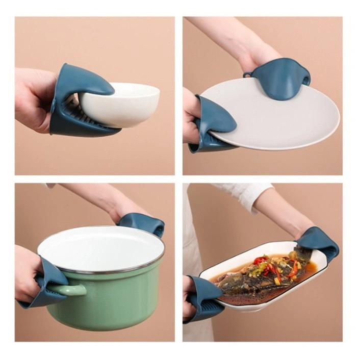 Sarung Tangan Silikon Anti Panas Oven Penjepit Tahan Panas