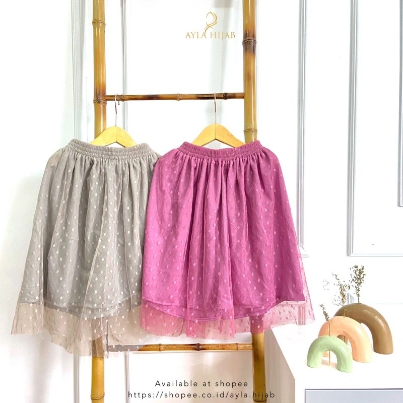 ROK TUTU ANAK RIK POLKA DOTY PRINCESS (6bulan-5th) Keren