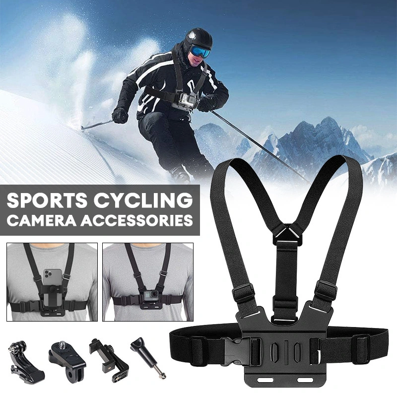 Chest-Strap-Hp-evogrip-AK10-Holder-tali-dada-Handphone-GO-PRO-HERO-Action-Cam-POV-Clip-Clamp-di-badan-tubuh-Body-Mount-Vlog-cod