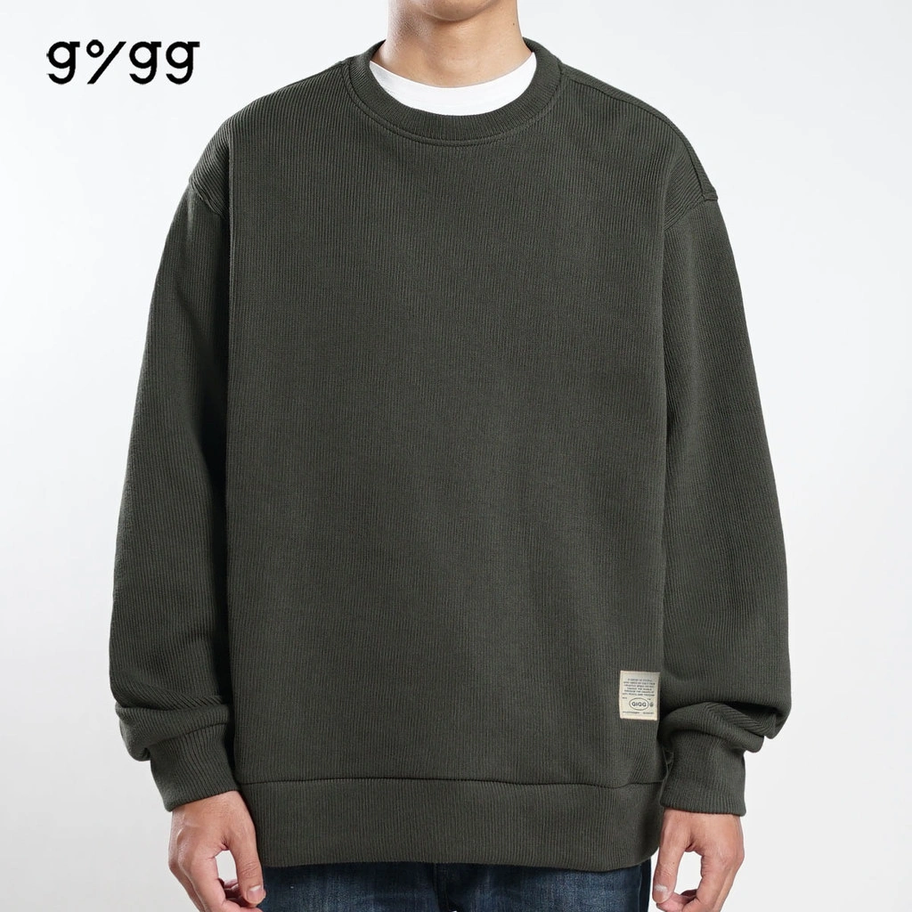 Gigg - Lebrone - Green Sweater Crewneck Unisex - Jaket Cowok Hijau - Atasan Pria