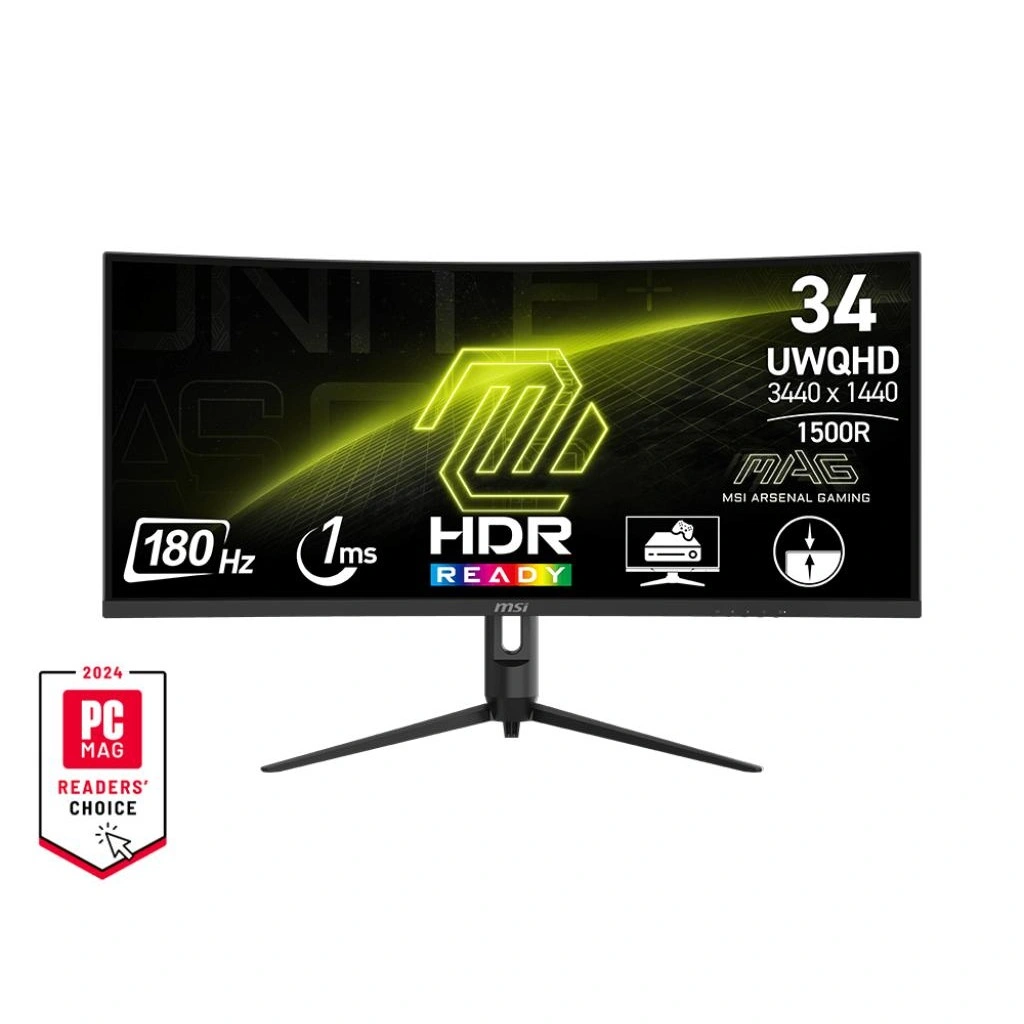 MSI MAG 342CQR E2 | Monitor Gaming Curved UWQHD 3440x1440 34" 180Hz