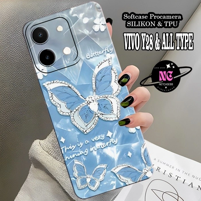 Case Untuk VIVO Y28 Y18 Y03 Y03T Y17S Y16 Y19 Y27 4G Y27 5G Y36 4G Y36 5G T1 5G Y75 5G Terbaru - Softcase Procamera Silikon TPU Lentur - Casing Karakter Unik - All Type