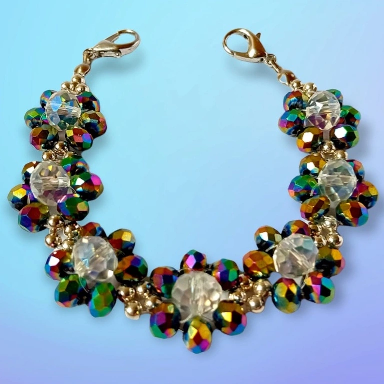 konektor kristal hijab masker pengait kaitan cantolan gantungan strap masker mewah