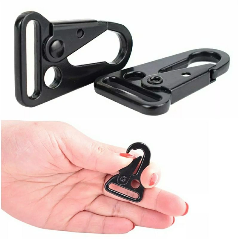 [BISA COD] Pengait Tali Tas Strap Sling Karabiner Carabiner Snap Hook Metal
