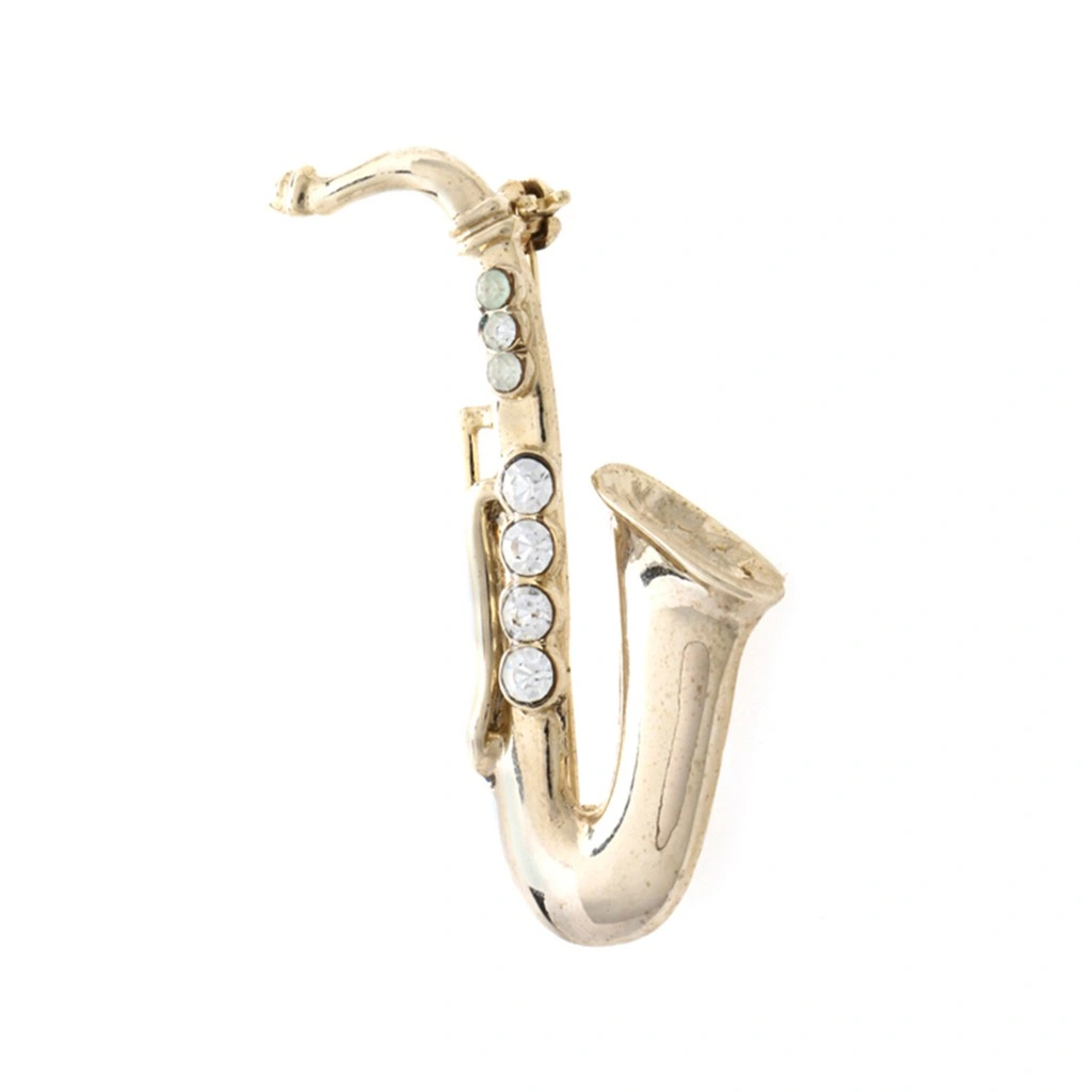 1901 Jewelry Saxophone Brooch 2072