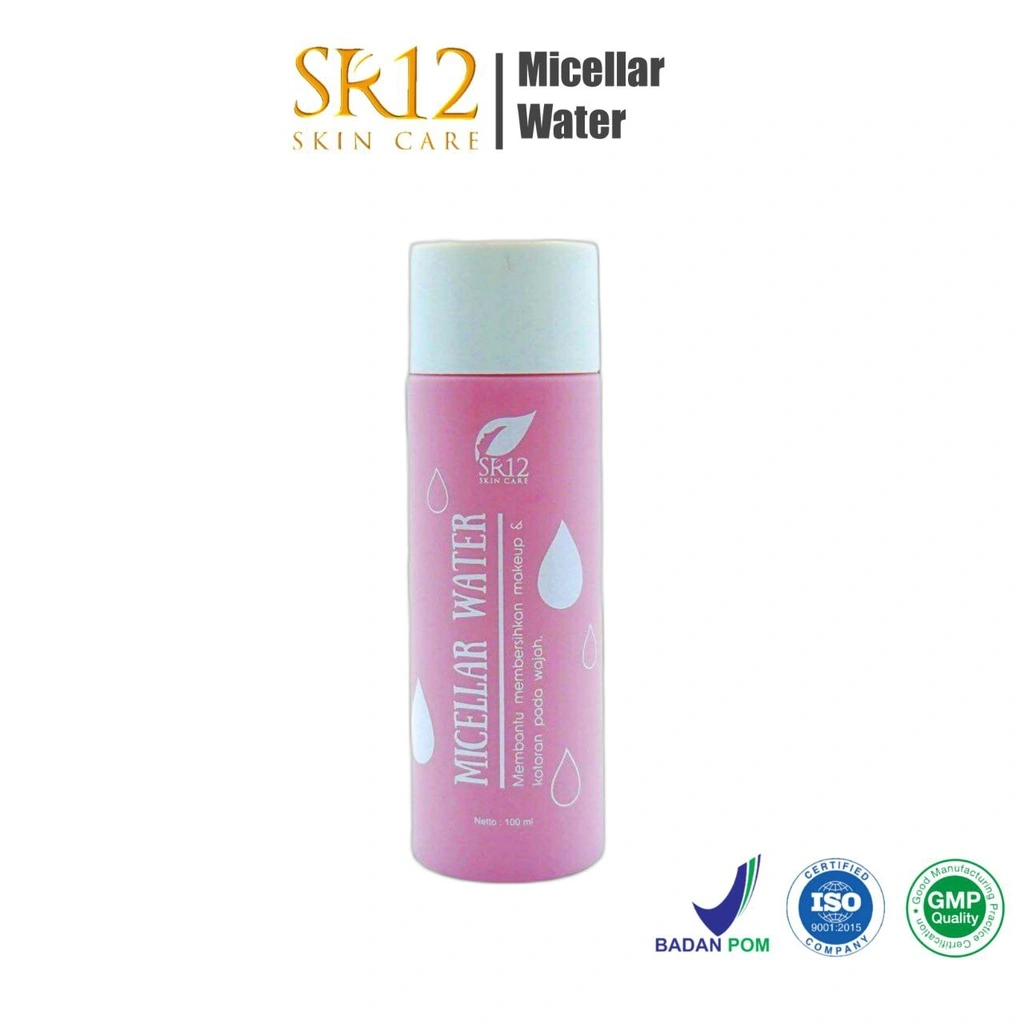 Micellar Water SR12 Pembersih Wajah Meminimalisir Tampilan Noda Hitam Membersihkan Sel Kulit Mati