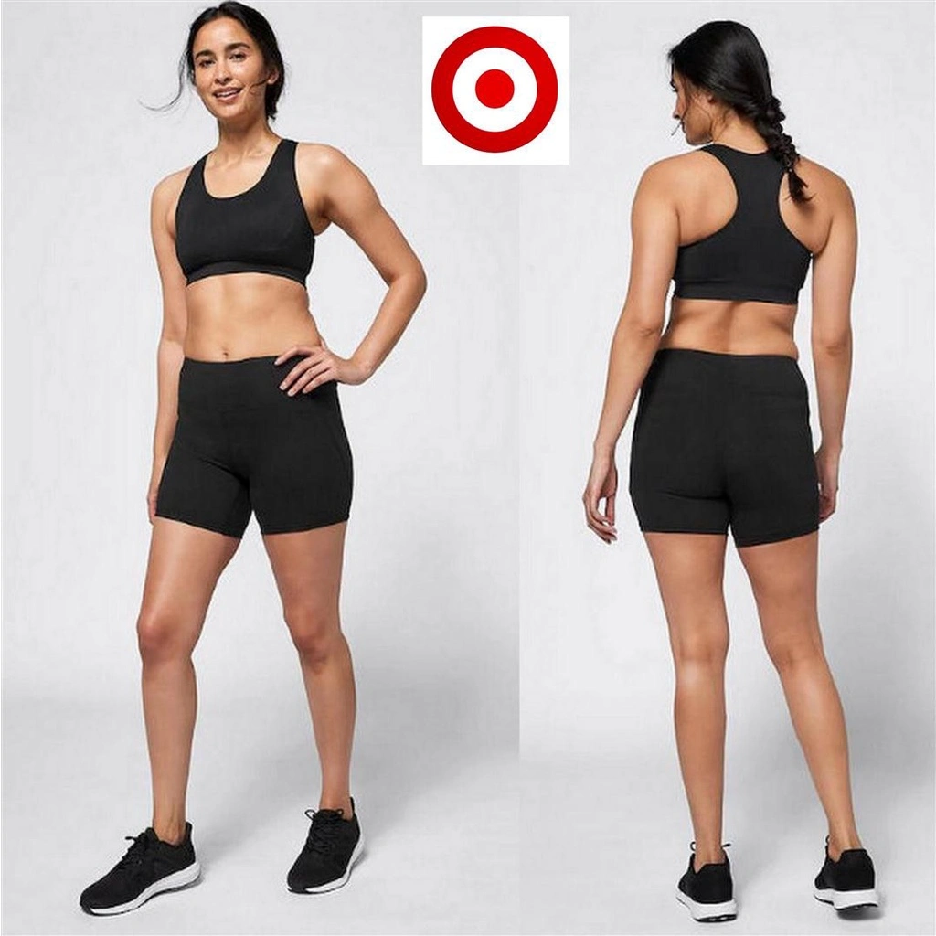Mode Republic - High Rise Biker Shorts - Legging Pendek Wanita Premium Kekinian - Celana Pendek Training Wanita Terbaru - Bawahan Olahraga Wanita Branded Original - Outfit Sport Hiking Wanita Premium - Branded First Hand