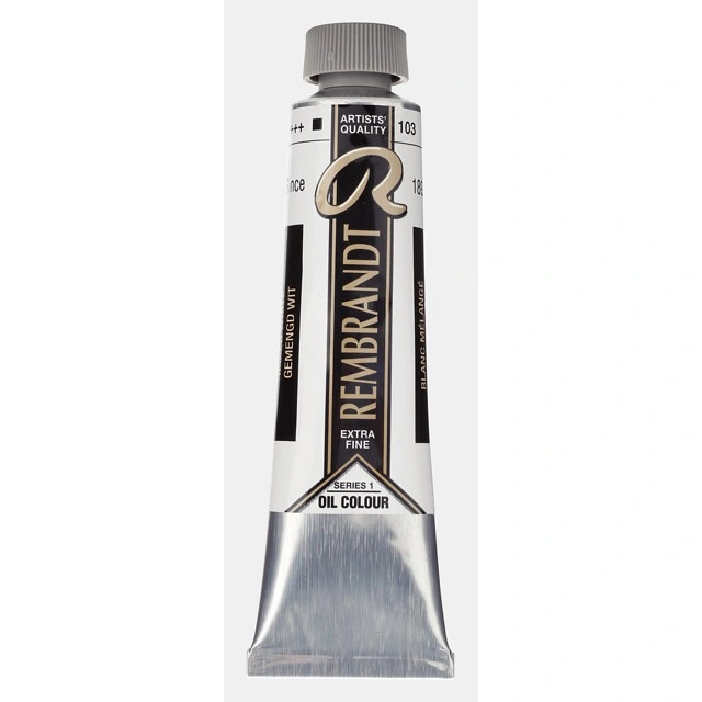 Rembrandt Oil Colour Tube 40ml White Series
