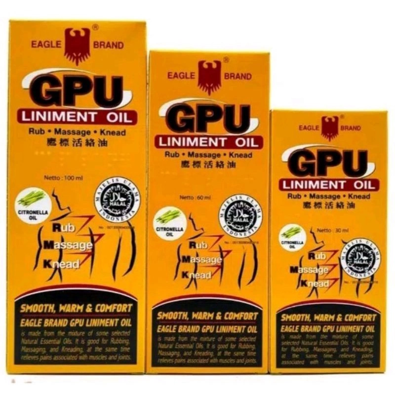 GPU Minyak Urut Cap Lang  GPU/ Krim