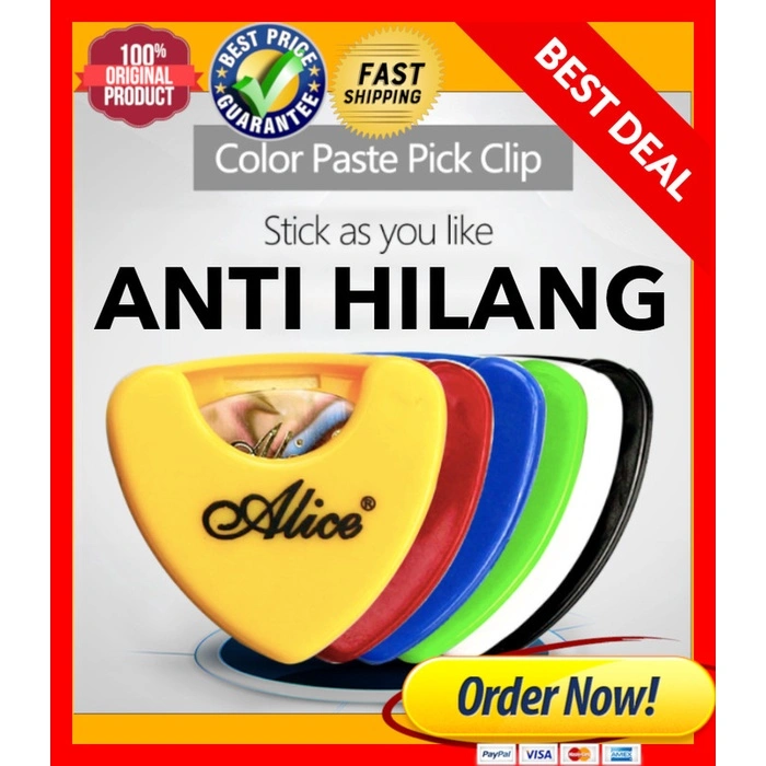Pick Holder Gitar / tempat pick gitar / penyimpanan pick gitar - BELI 1