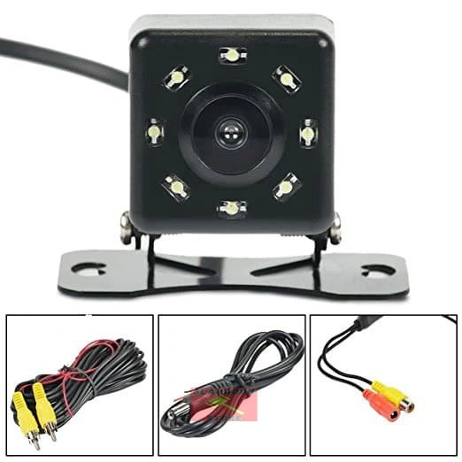 kamera mundur parkir belakang /rear reverse cam led kotak mobil E014 siap pasang
