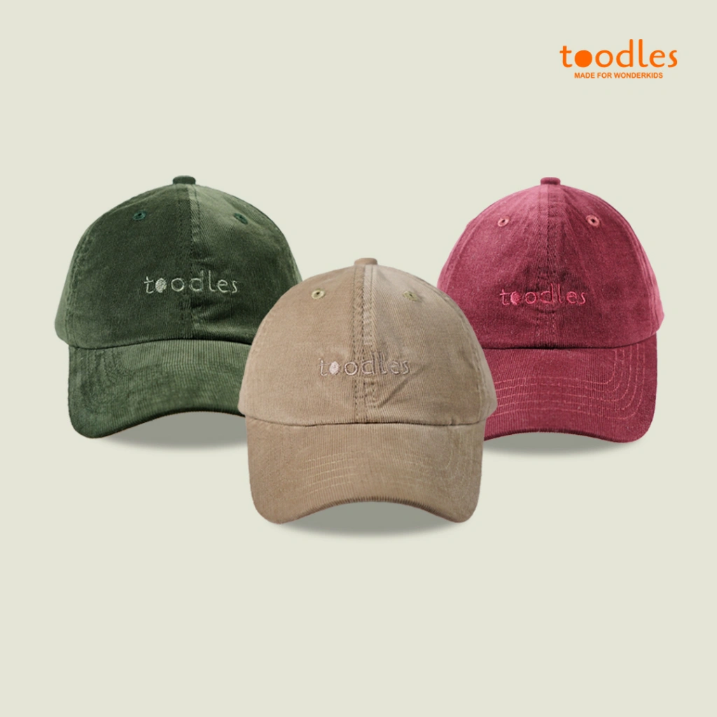 Toodles Topi Anak - Polo Cap Classy Corduroy Unisex 2-9 tahun