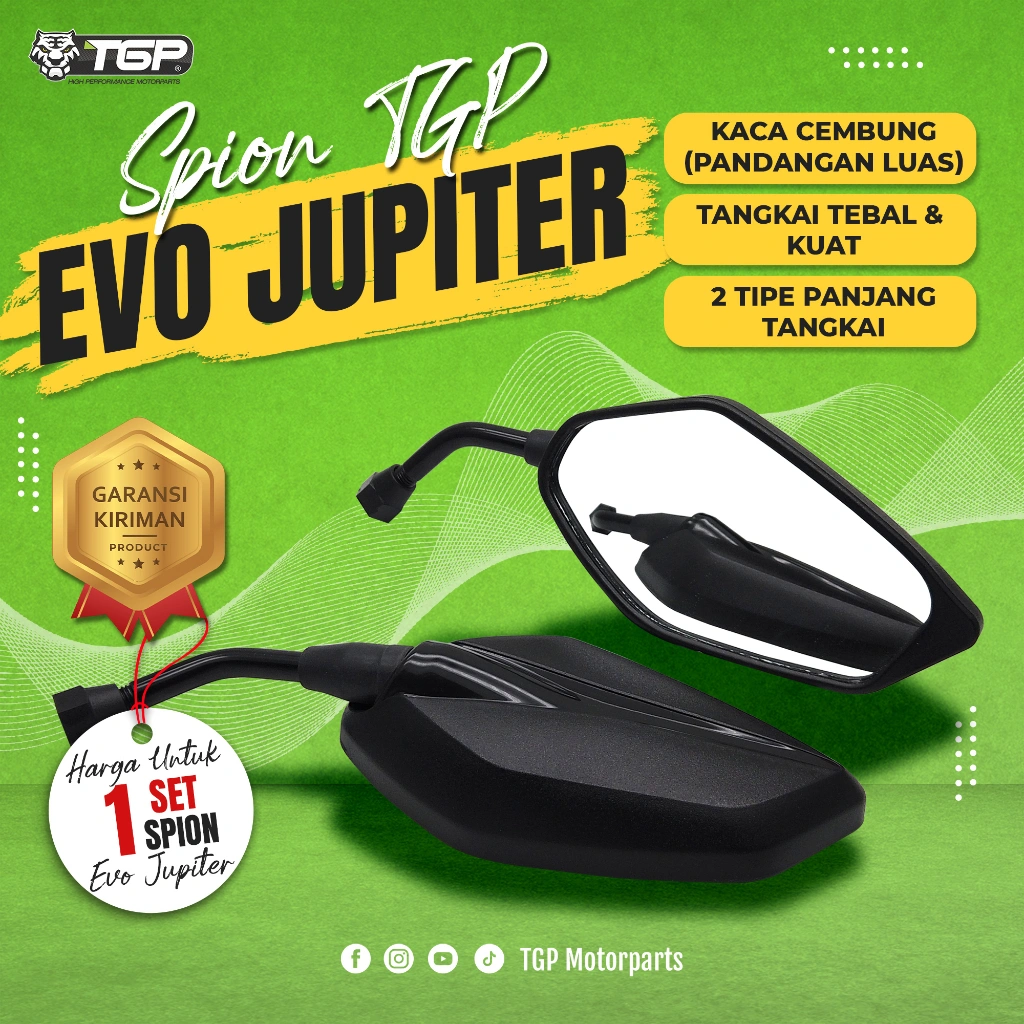 Spion Motor Nmax Aerox Vixion Mio M3 Z  Jupiter Yamaha TGP Aksesoris Variasi Byson New Cembung Murah