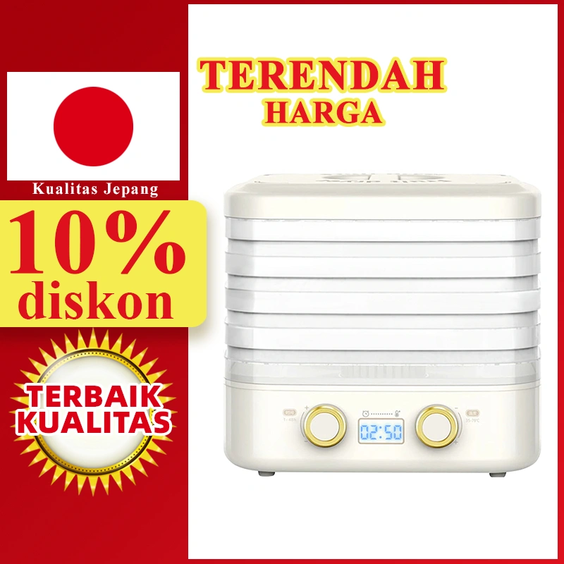 LAHOME Mesin Pengering Makanan Mesin Pengering Buah Buahan Alat Pengering Buah Dan Sayur Dehidrator Buah Dehydrator Alat Pengering Makanan Food Dehydrator Dryer Machine Dehidrator Makanan Mesin Pengering Gorengan Murah Jual Daya Rendah R2