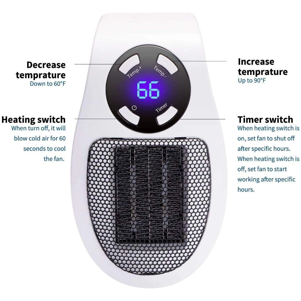 Heater Portable Alat pemanas Ruangan /Alat penghangat Suhu Ruangan Premium