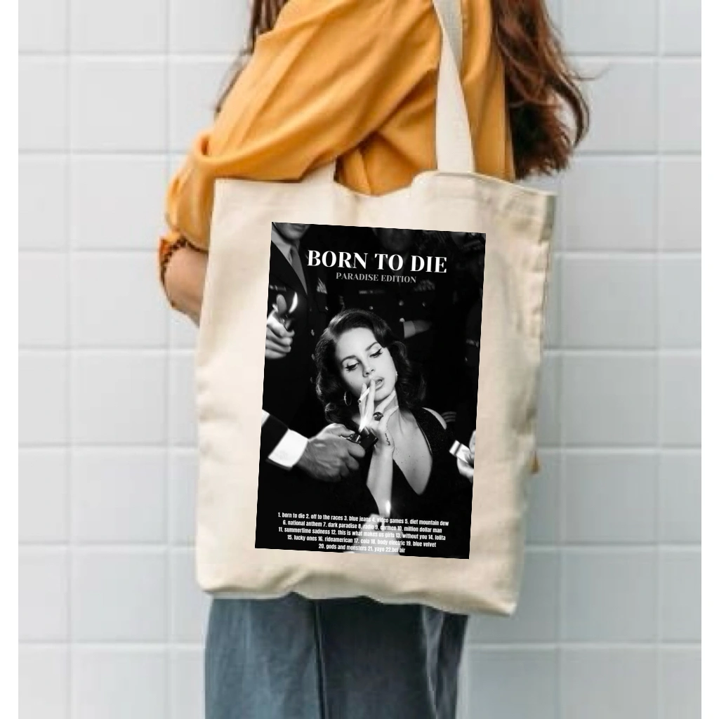 Tote bag Kanvas Motif Lana Del Rey / Tote Bag Kanvas Murah Premium Unisex