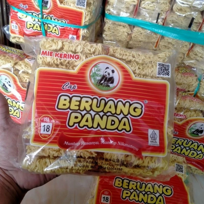MIE KERING CAP BERUANG PANDA 18 / MIE 89 MIE BUWUHAN Mie Bakso