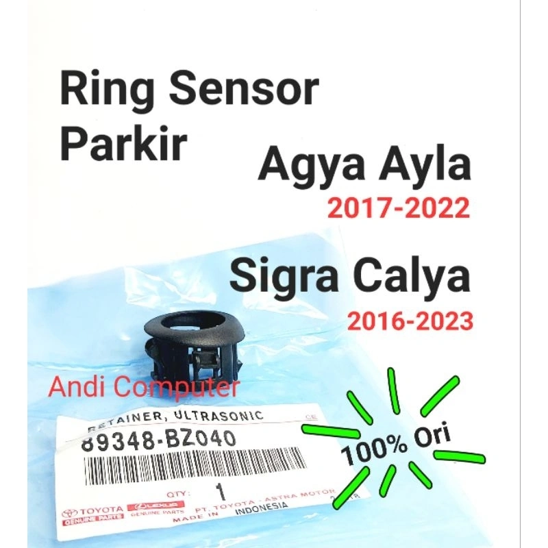 Ring Bracket Breket Sensor Mundur Parkir Agya Ayla Sigra Calya