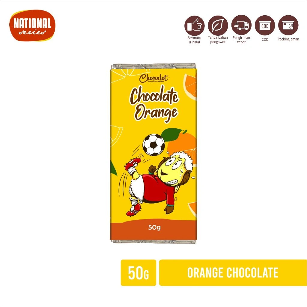 Coklat Chocodot Dombi Series Orange 50g